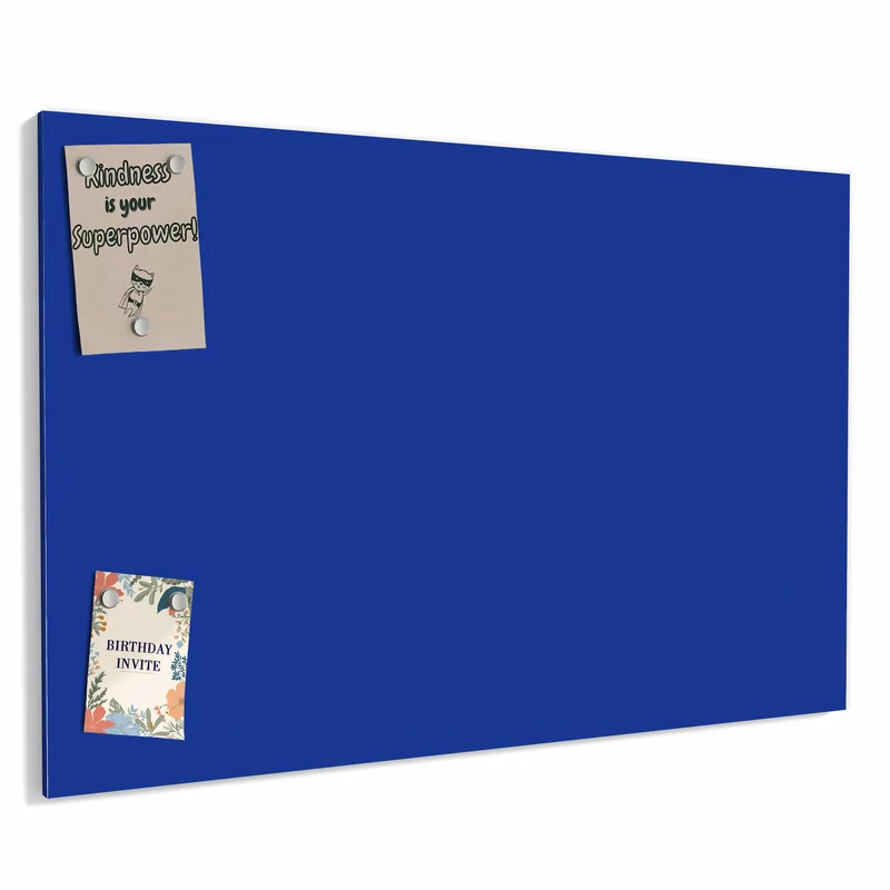 Metall Magnettafel - Königsblauer Hintergrund II