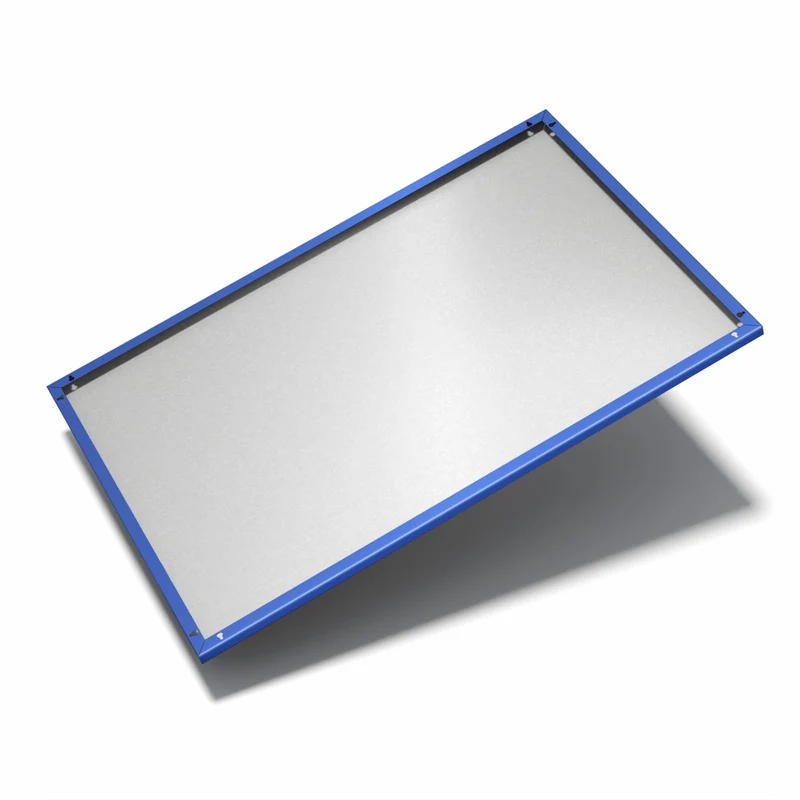 Metall Magnettafel - Königsblauer Hintergrund II