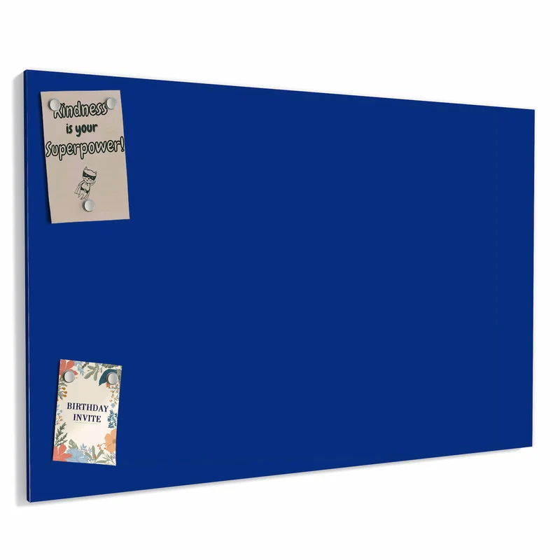 Metall Magnettafel - Tintenblau
