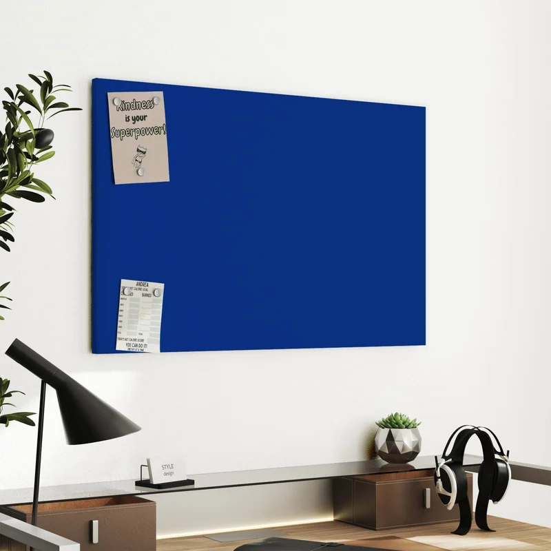 Metall Magnettafel - Tintenblau