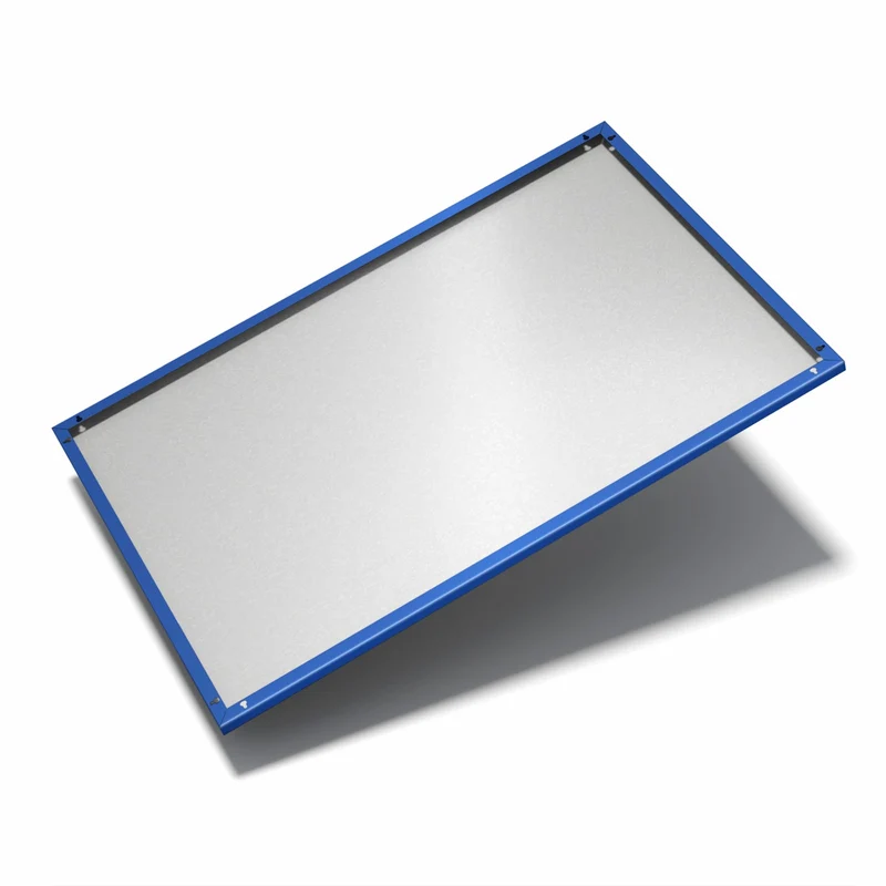 Metall Magnettafel - Tintenblau