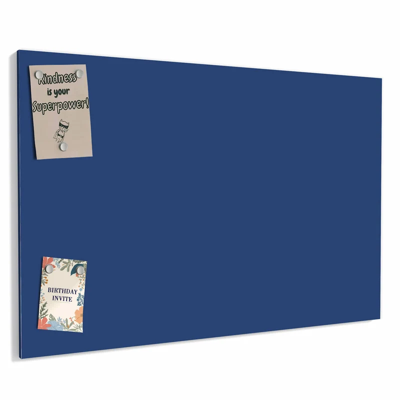 Metall Magnettafel - Jeansblau