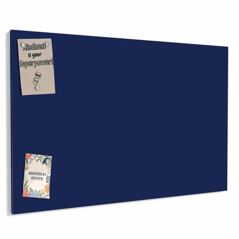 Metall Magnettafel - Tiefseeblau