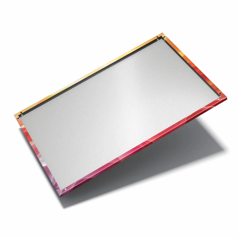 Metall Magnettafel - Orange Seidenfalten