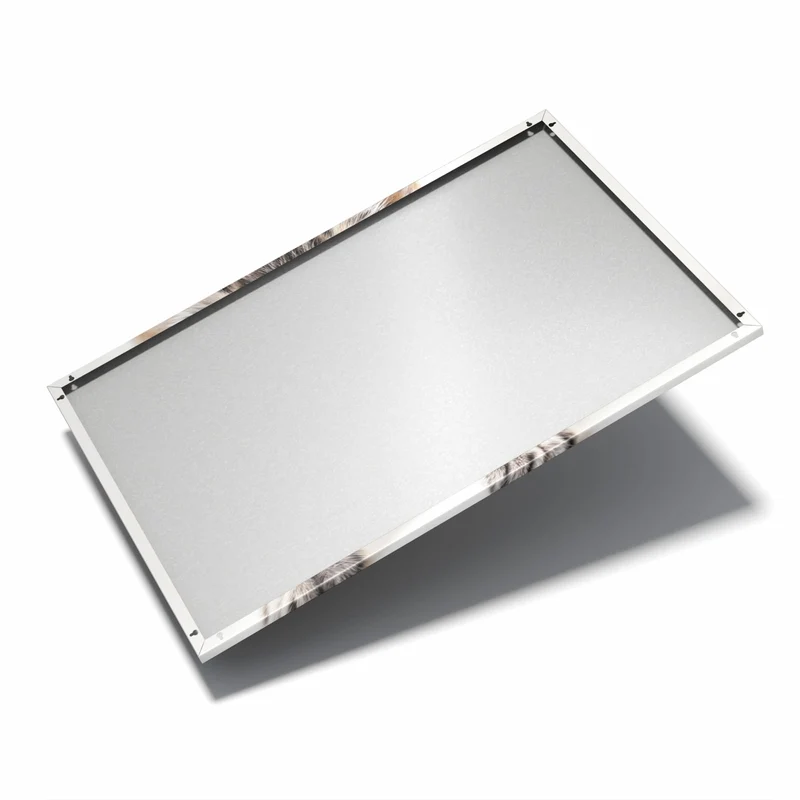 Metall Magnettafel - Kätzchen auf Weiß