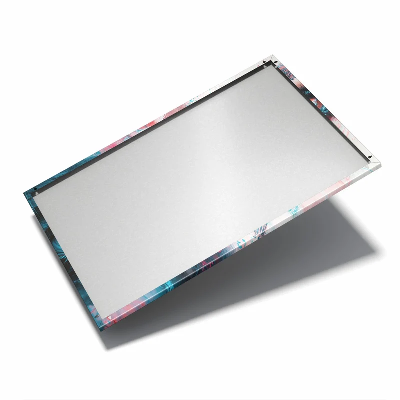 Metall Magnettafel - Auge in Blau und Rot