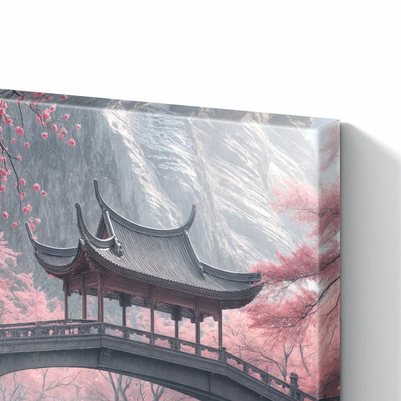 Metall Magnettafel - Japanischer Garten