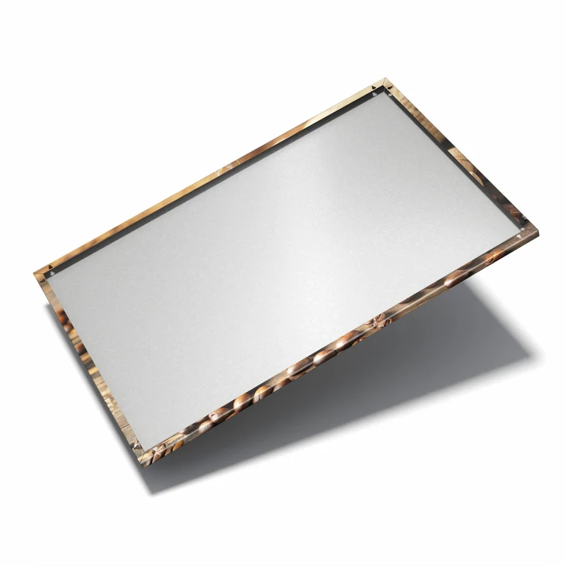 Metall Magnettafel - Kaffee mit Holzschaufel