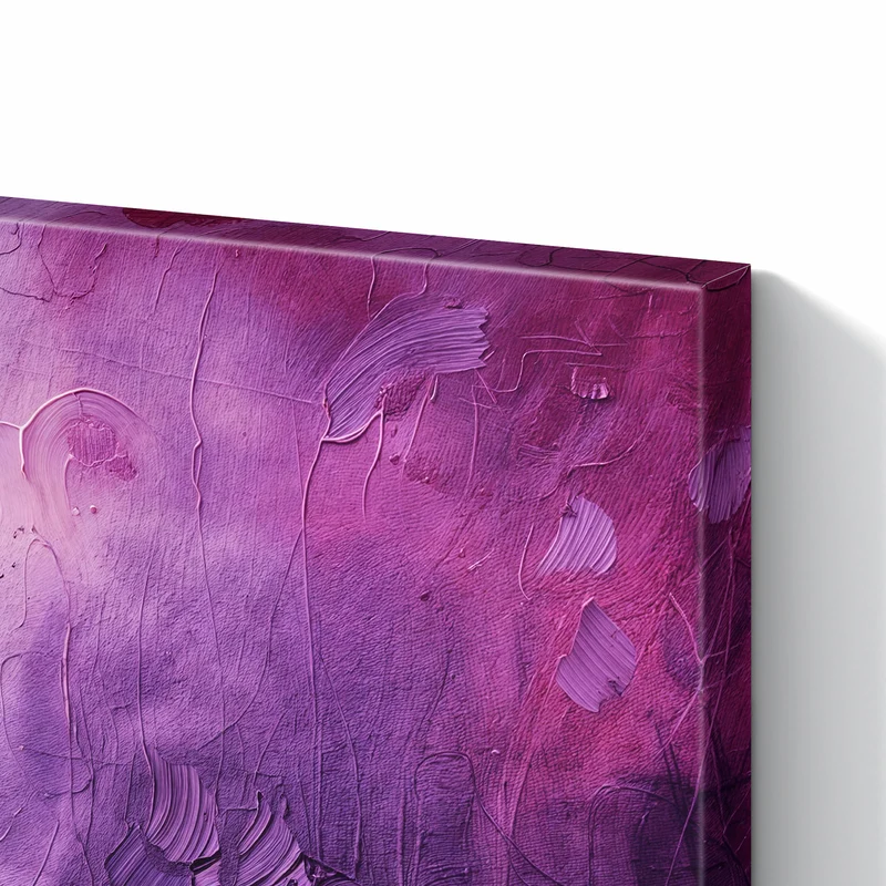 Metall Magnettafel - Violetter Farbnebel