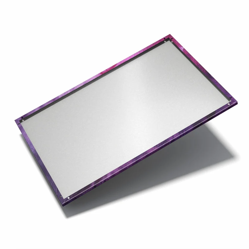 Metall Magnettafel - Violetter Farbnebel