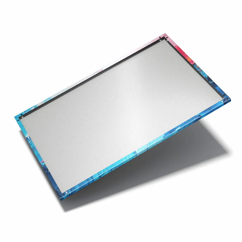 Metall Magnettafel - Dicke Farbschichten