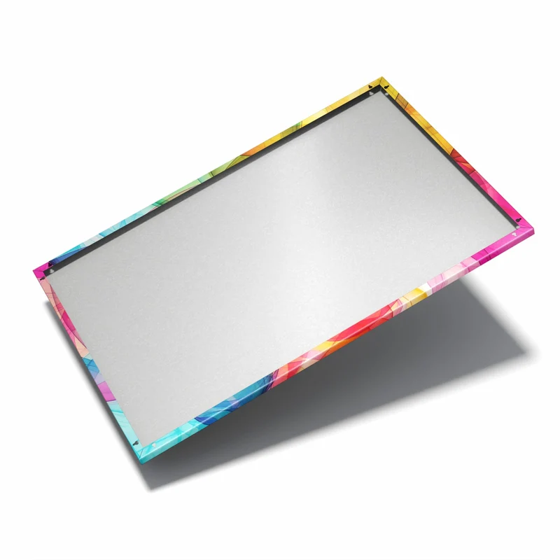 Metall Magnettafel - Durchscheinende Formen