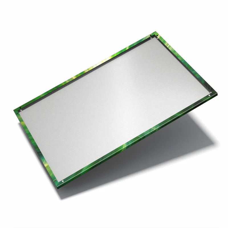 Metall Magnettafel - Grüner Lichtwirbel