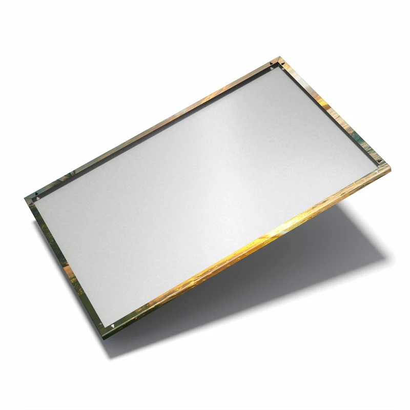 Metall Magnettafel - Palme im Abendgold