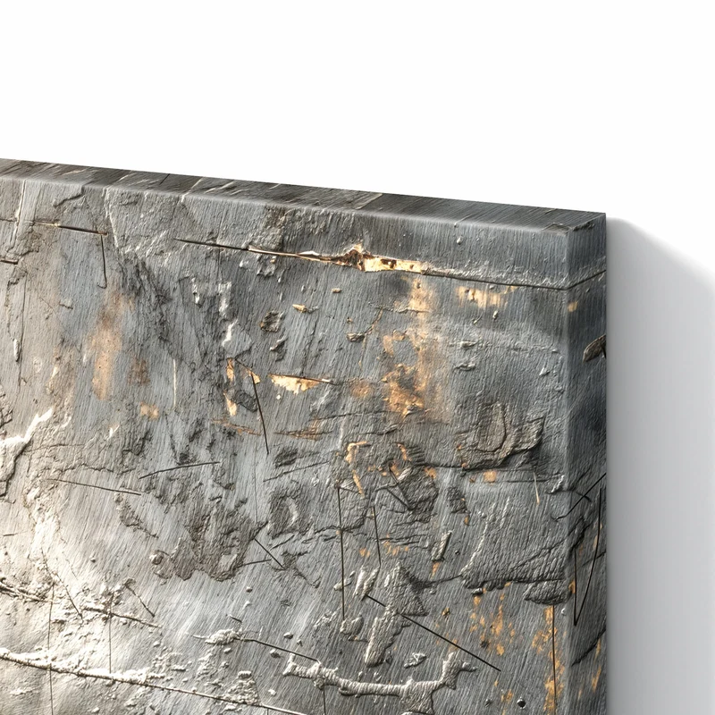 Metall Magnettafel - Gealtertes Metall