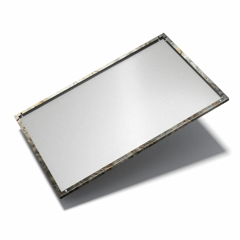 Metall Magnettafel - Zerfressenes Metall
