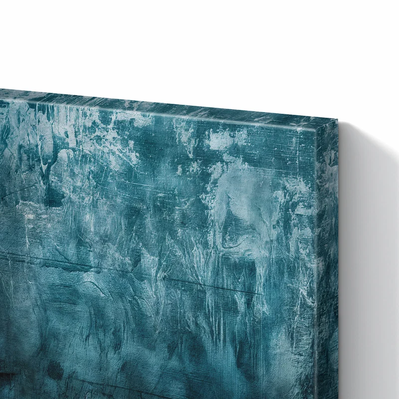 Metall Magnettafel - Petrolblaue Wand