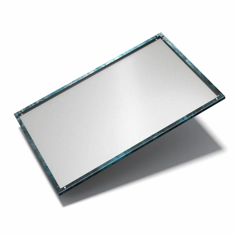 Metall Magnettafel - Petrolblaue Wand