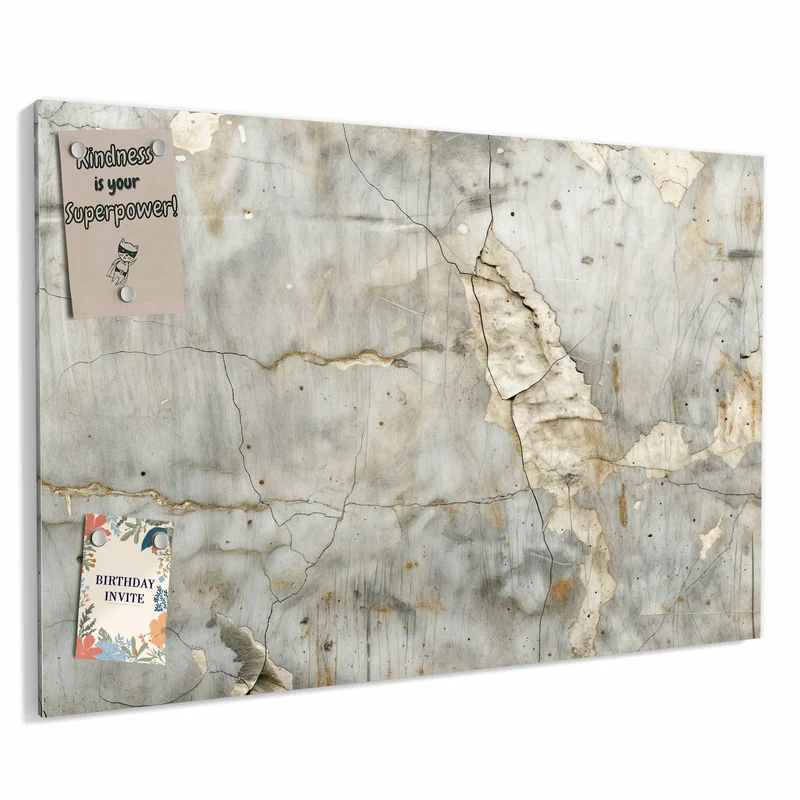 Metall Magnettafel - Abgeplatzter Putz