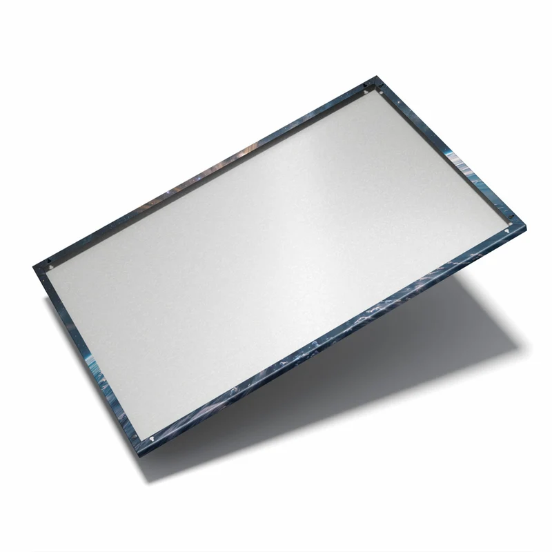 Metall Magnettafel - Sonne über blauer Erde