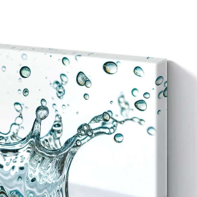 Metall Magnettafel - Spritzende Wasserkrone