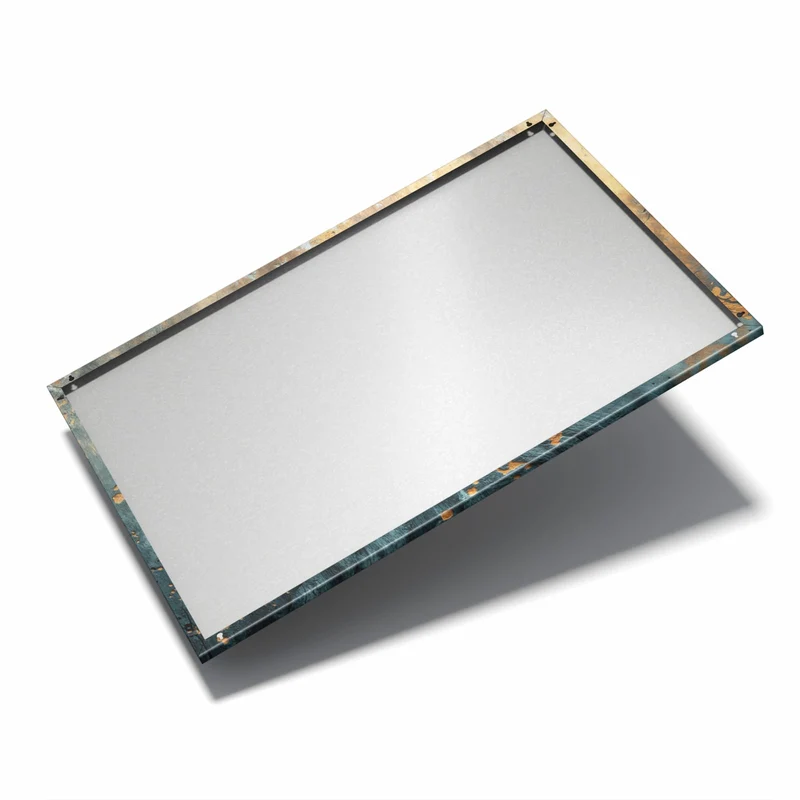 Metall Magnettafel - Rost über Schiefer