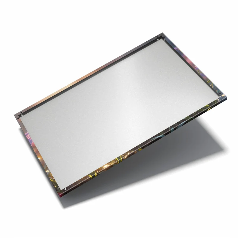 Metall Magnettafel - Rosa Blütenwiese
