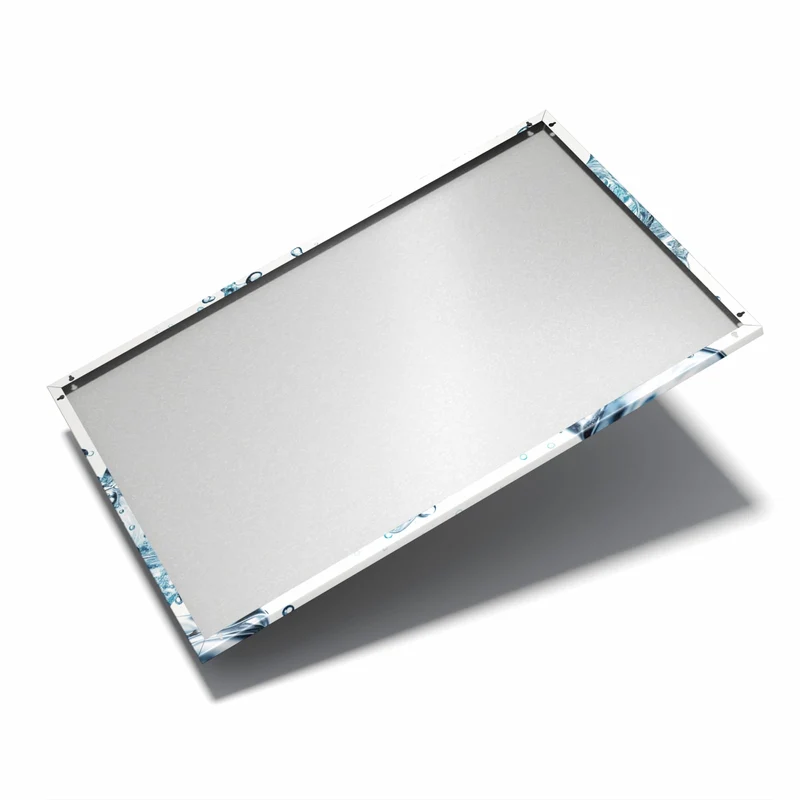 Metall Magnettafel - Eiswürfel im Wasser