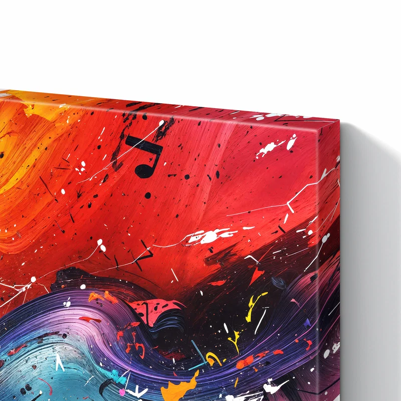 Metall Magnettafel - Farbenexplosion