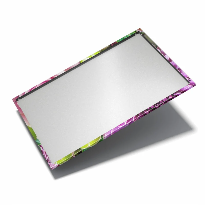 Metall Magnettafel - Rosen und Chrysantheme