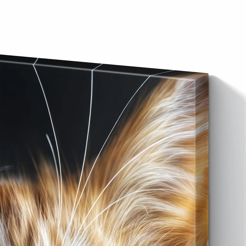 Metall Magnettafel - Katze mit Bernsteinaugen