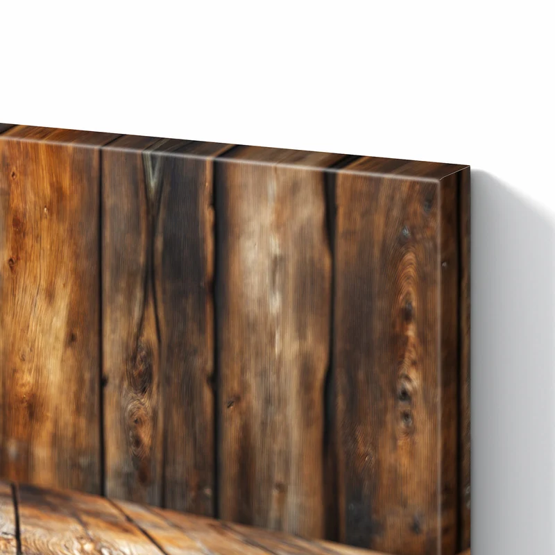 Metall Magnettafel - Holzbodenoptik