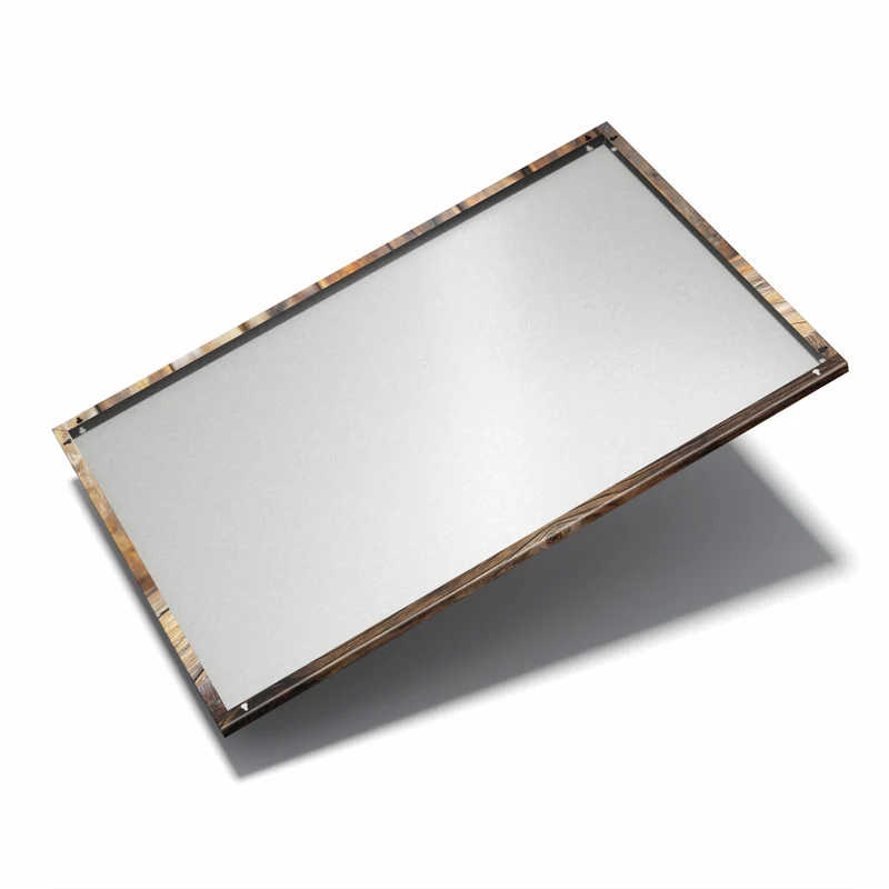 Metall Magnettafel - Holzbodenoptik