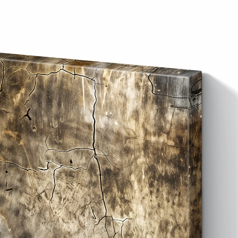 Metall Magnettafel - Rissige Erdtöne