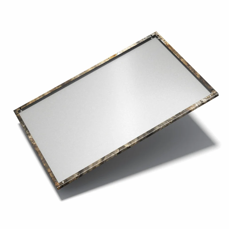 Metall Magnettafel - Rissige Erdtöne