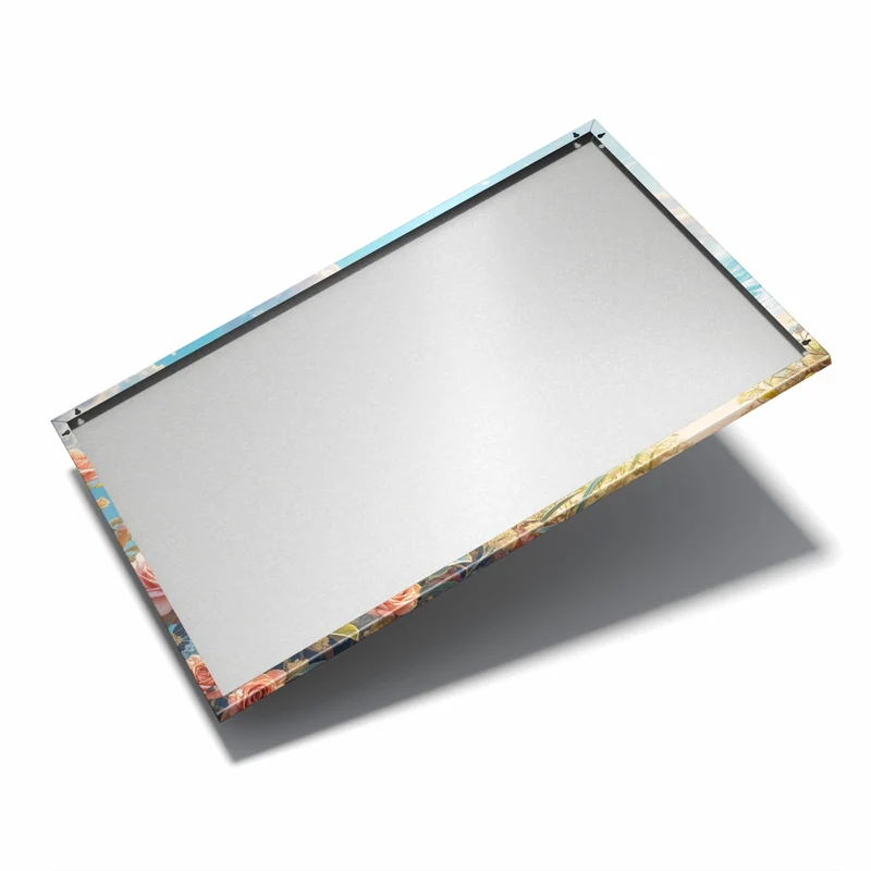 Metall Magnettafel - Rosen vor dem Meer