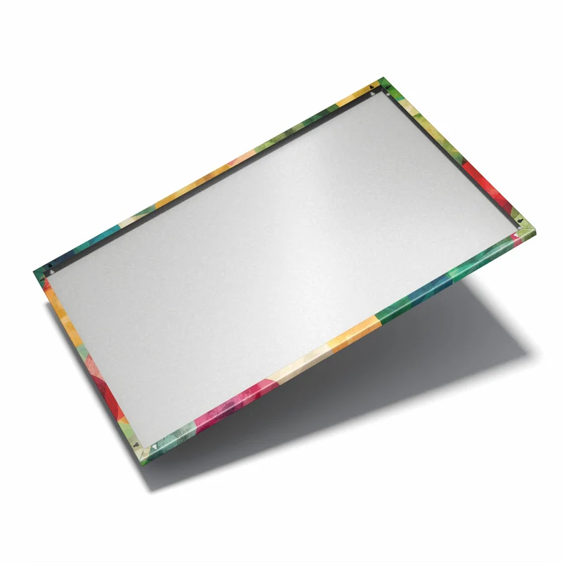 Metall Magnettafel - Farbenfrohe Kreise