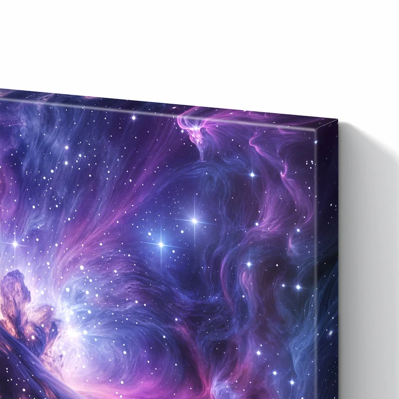 Metall Magnettafel - Violetter Sternennebel