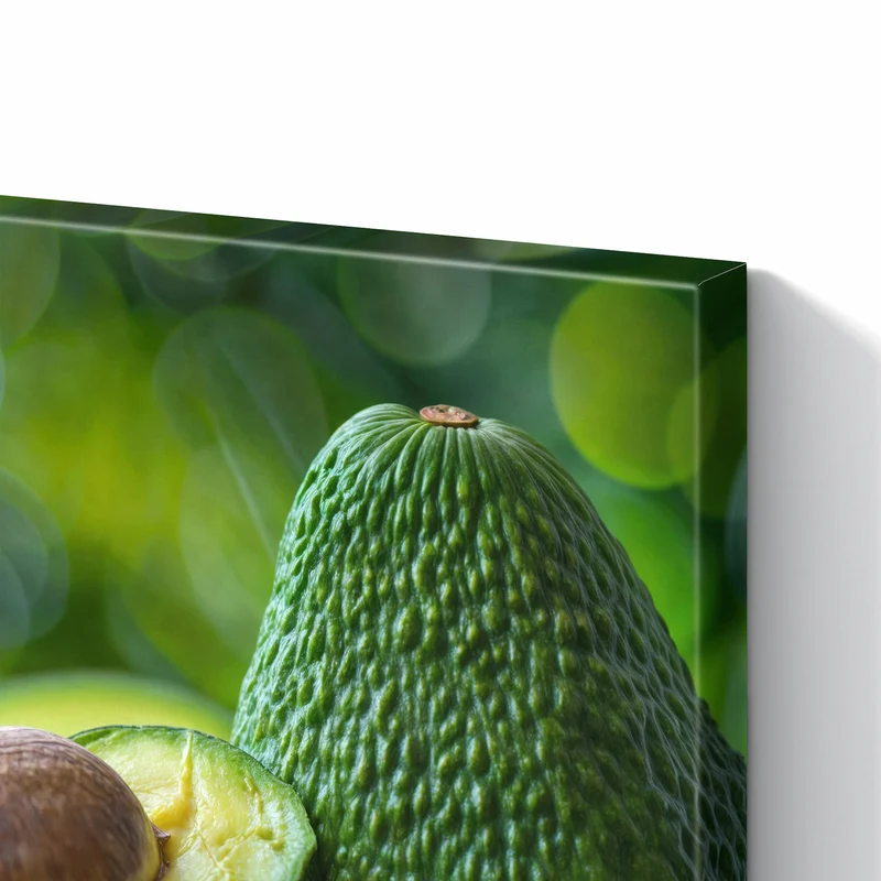 Metall Magnettafel - Halbierte Avocado