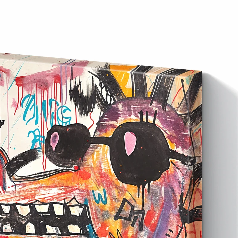 Metall Magnettafel - Graffiti-Monster