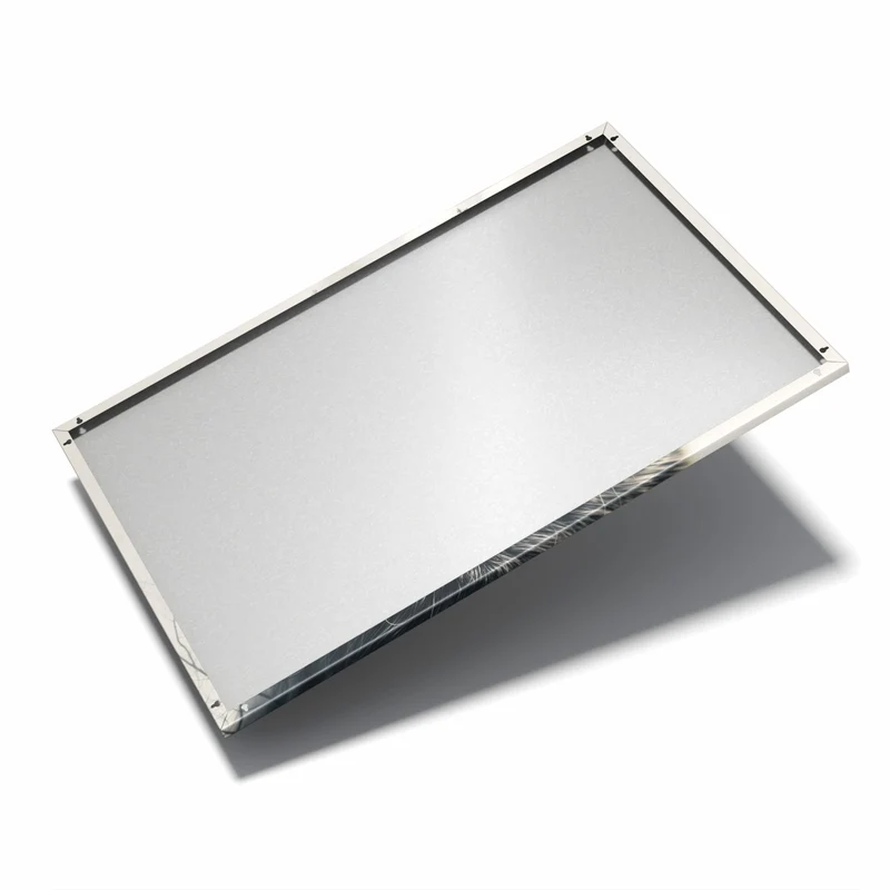 Metall Magnettafel - Katzenprofil mit Wald