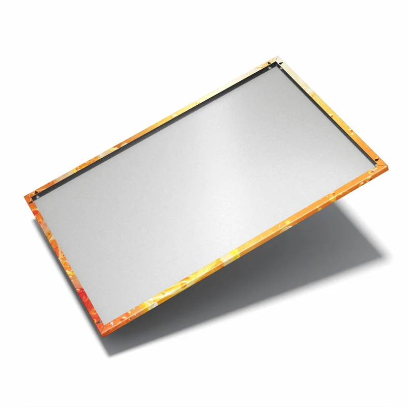 Metall Magnettafel - Orangen im Sprudel