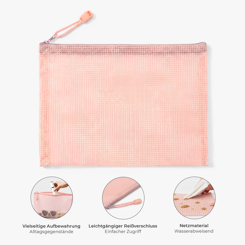 Oma Mama Mit Kindernamen - Personalisiertes Geschenk | Dokumententasche Mit Reißverschluss Kokosnuss