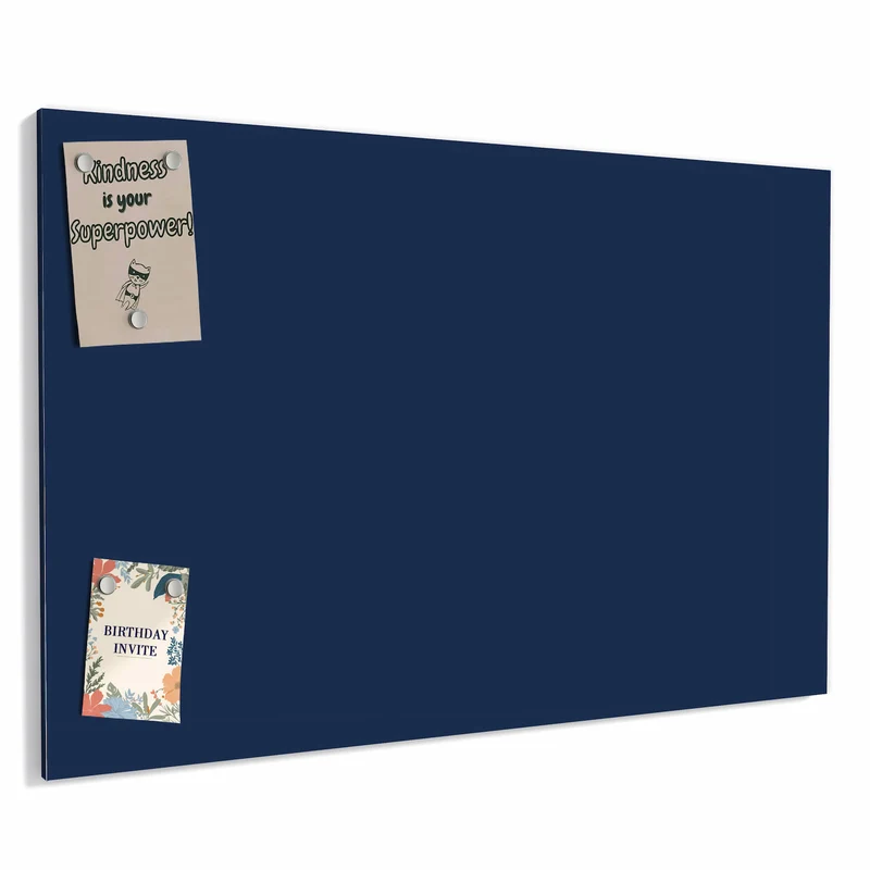 Metall Magnettafel - Mitternachtsblau