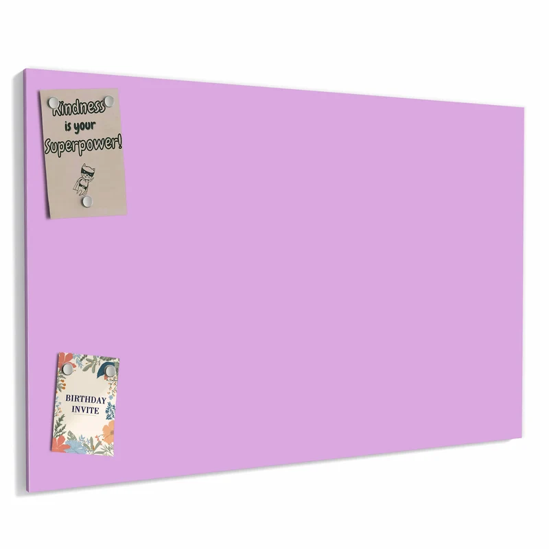 Metall Magnettafel - Fliederlila