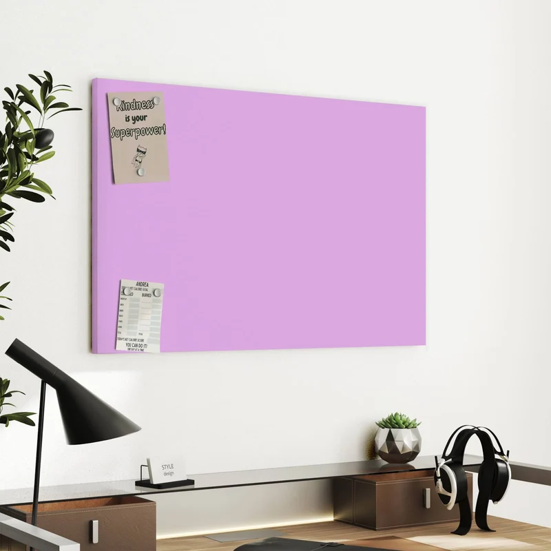 Metall Magnettafel - Fliederlila