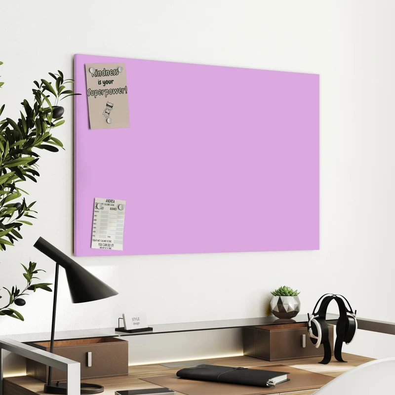 Metall Magnettafel - Fliederlila