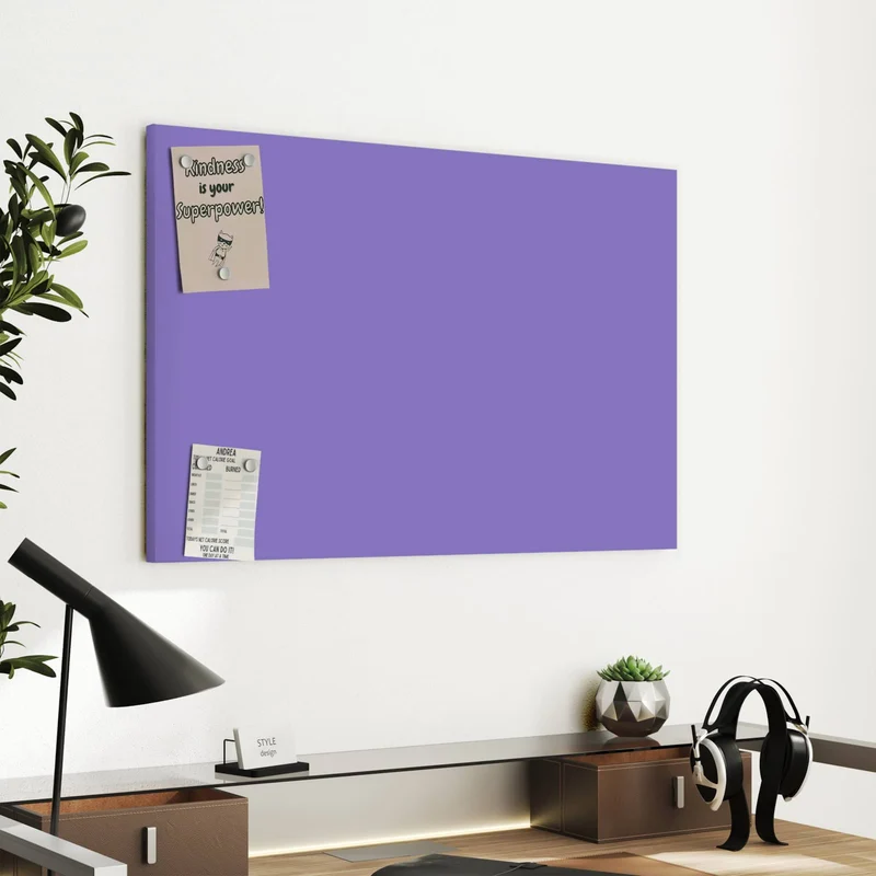 Metall Magnettafel - Lavendelviolett