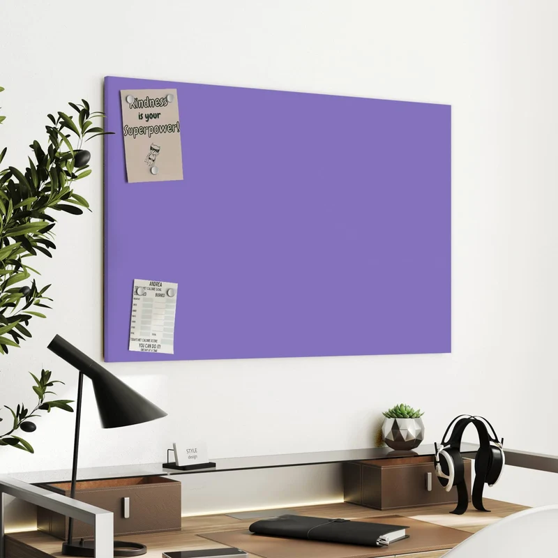 Metall Magnettafel - Lavendelviolett