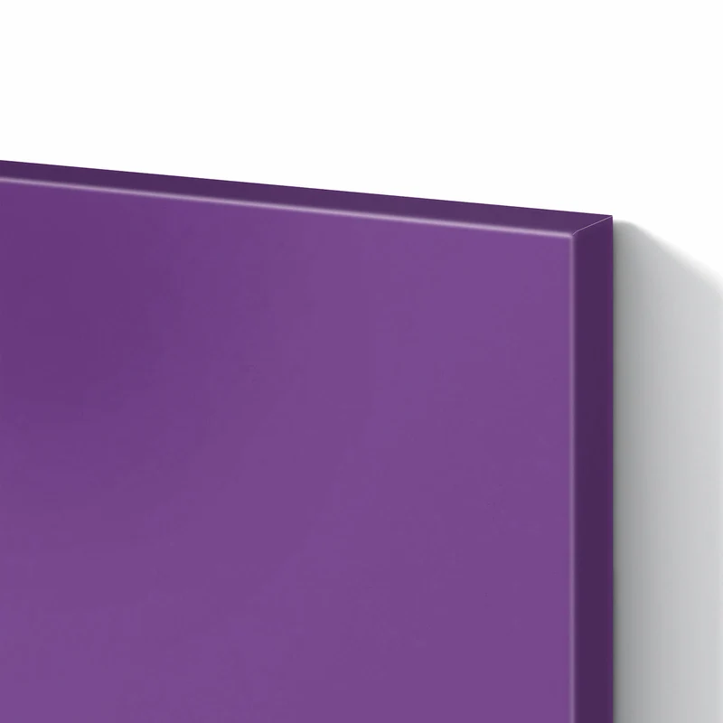 Metall Magnettafel - Pflaumenlila